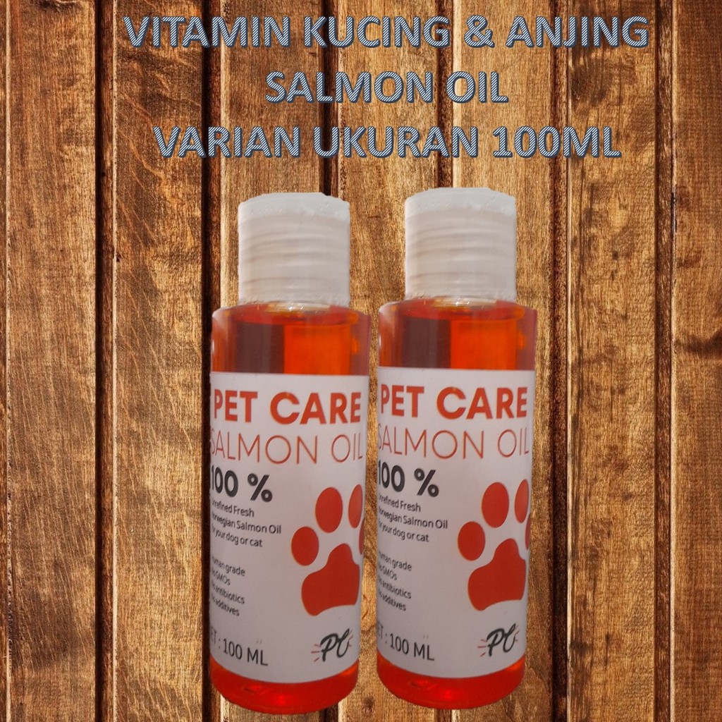Minyak Salmon - Minyak Salmon Kucing Anjing - Salmon Oil Vitamin - Minyak Ikan Salmon Untuk Kucing A