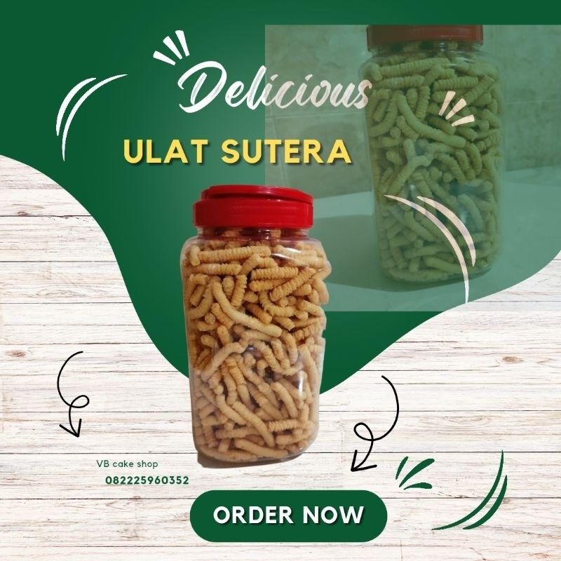 

Ulat sutera /Akar kelapa/ akar keju 500gr UK toples best seller