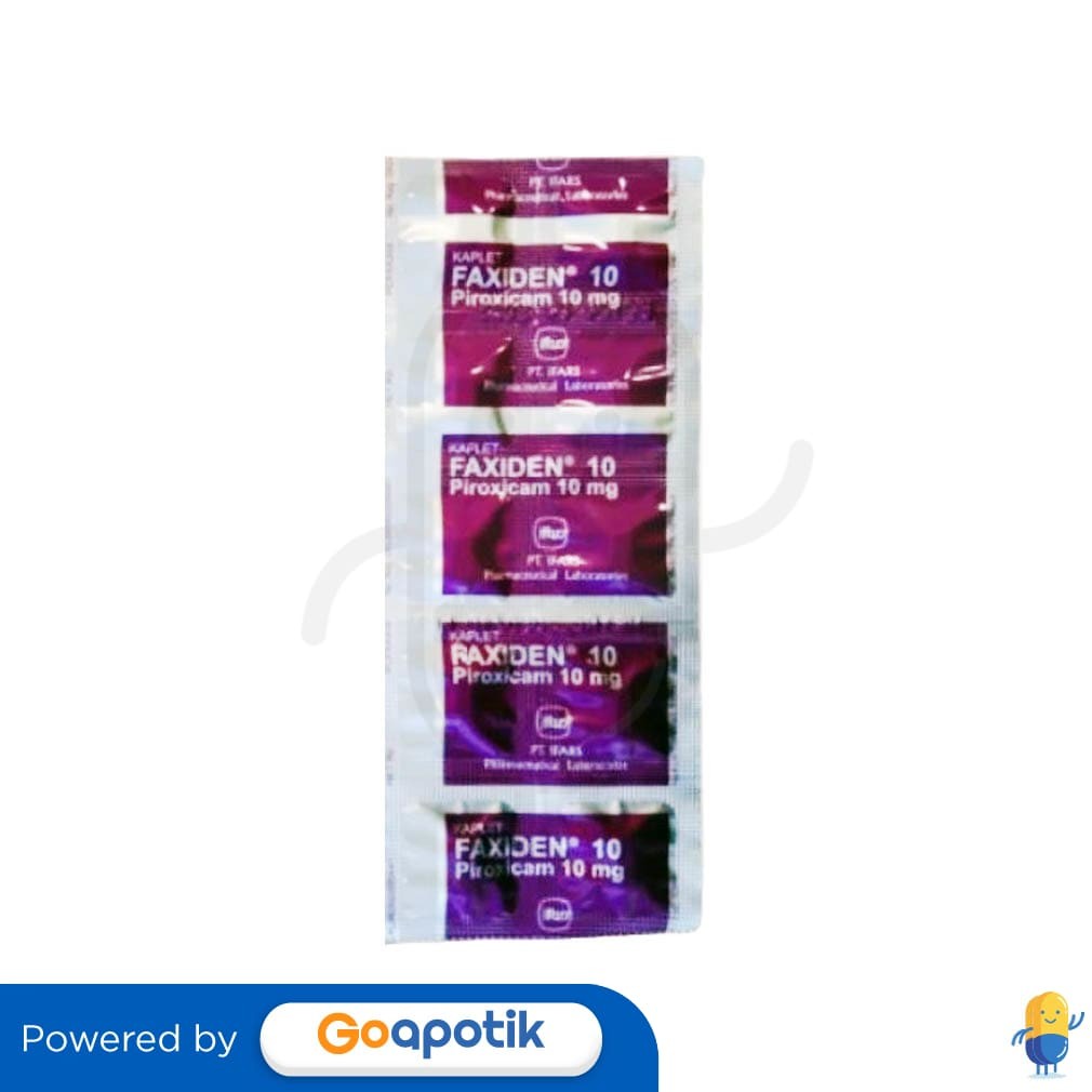 Faxiden 10 Mg Strip 10 Kaplet