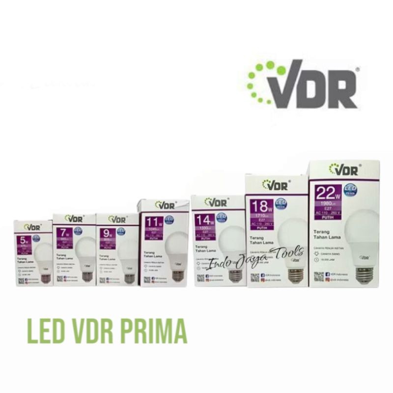 Lampu Led VDR Prima 5w/7w/9w/11w/14w/18w/22w Lampu Led Berkualitas