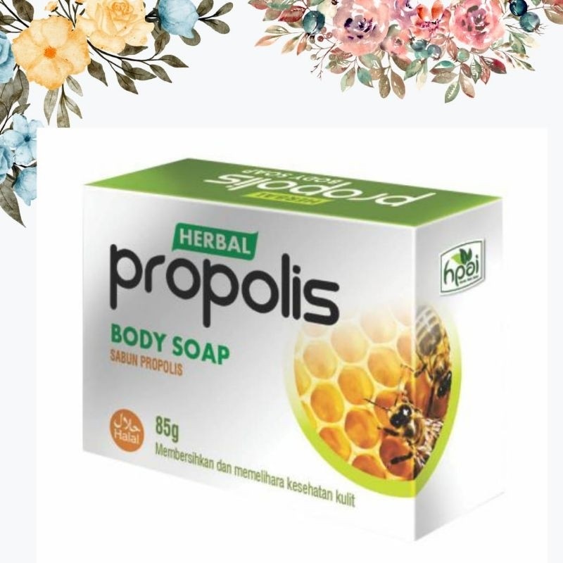 

GARANSI Sabun Transparan Propolis HNI HPAI Sabun Herbal