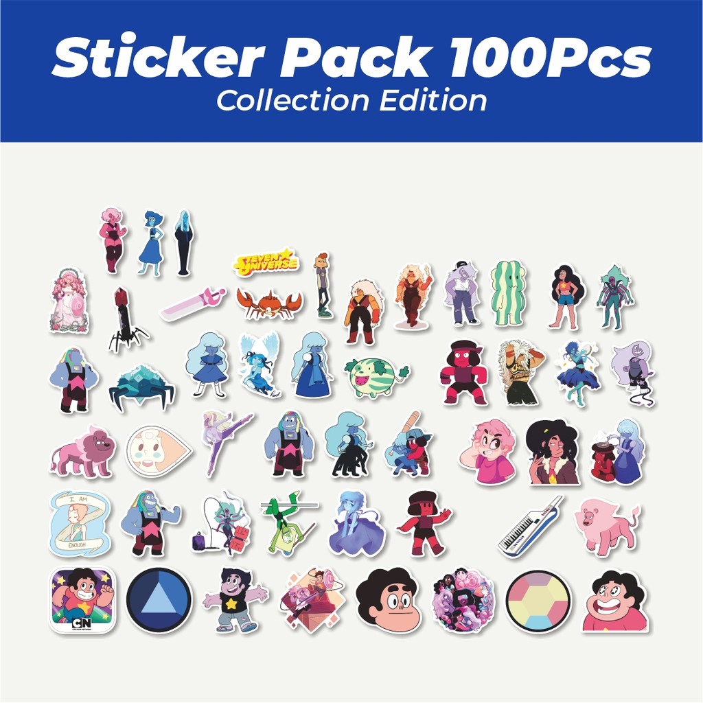 

Hot Stiker Kartun Steven Universe Char Mix 5 Lucu Anti Air Stikers Berperekat Waterproof Sticker Decal Buat Motor Helm Buku Journal Koper Casing HP Laptop Botol Minum
