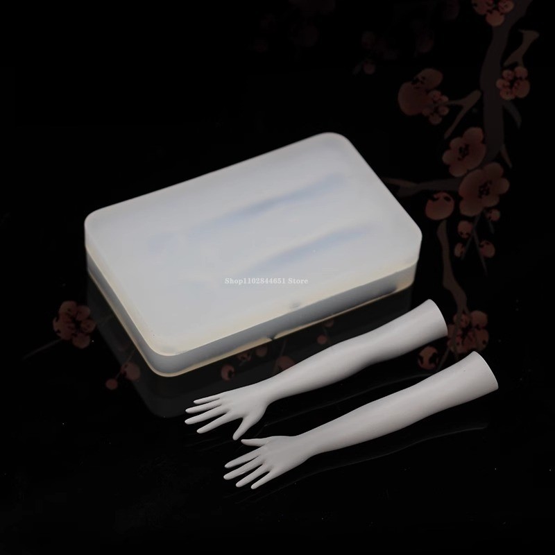 

Universal Proportional 20CM Girl Body Complete Set Mold Silicone DIY Ultra-light Clay Animation Doll Shape Decoration Made Mold