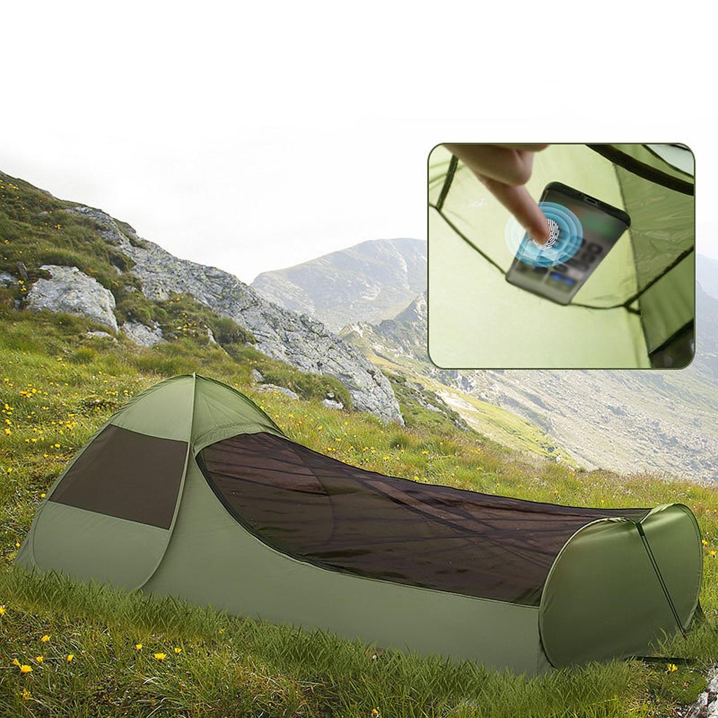 Popup Bivy Tent Personal Tent Shade Portable Windproof Lightweight Sleeping Net Tent Oxford Cloth fo
