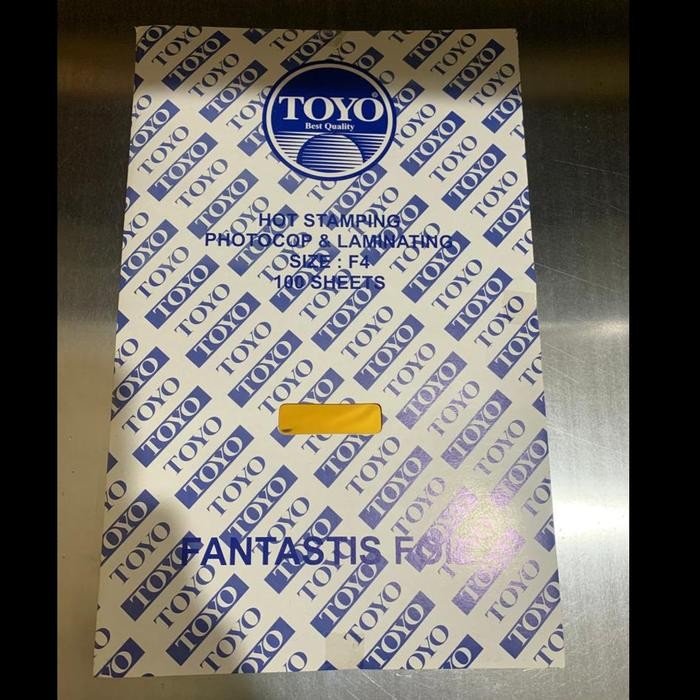 TOYO FOIL PLASTIK EMAS HOT STAMPING GOLD - Gold