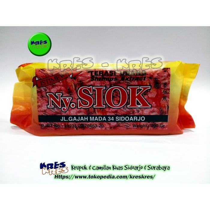 

Ny Siok Terasi Udang Belacan Trasi Mentah Sambal