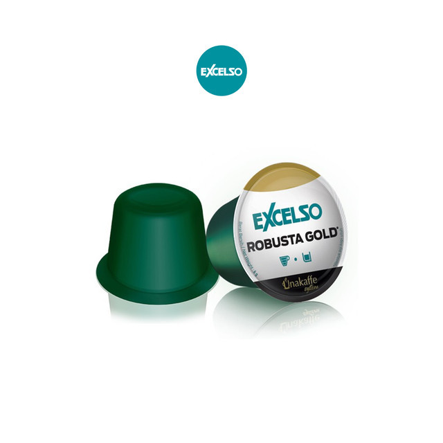 

JAMIN MURAH !!!Excelso Unakaffe Robusta Gold 6gr x 12 caps(BISA LANGSUNG ORDER)