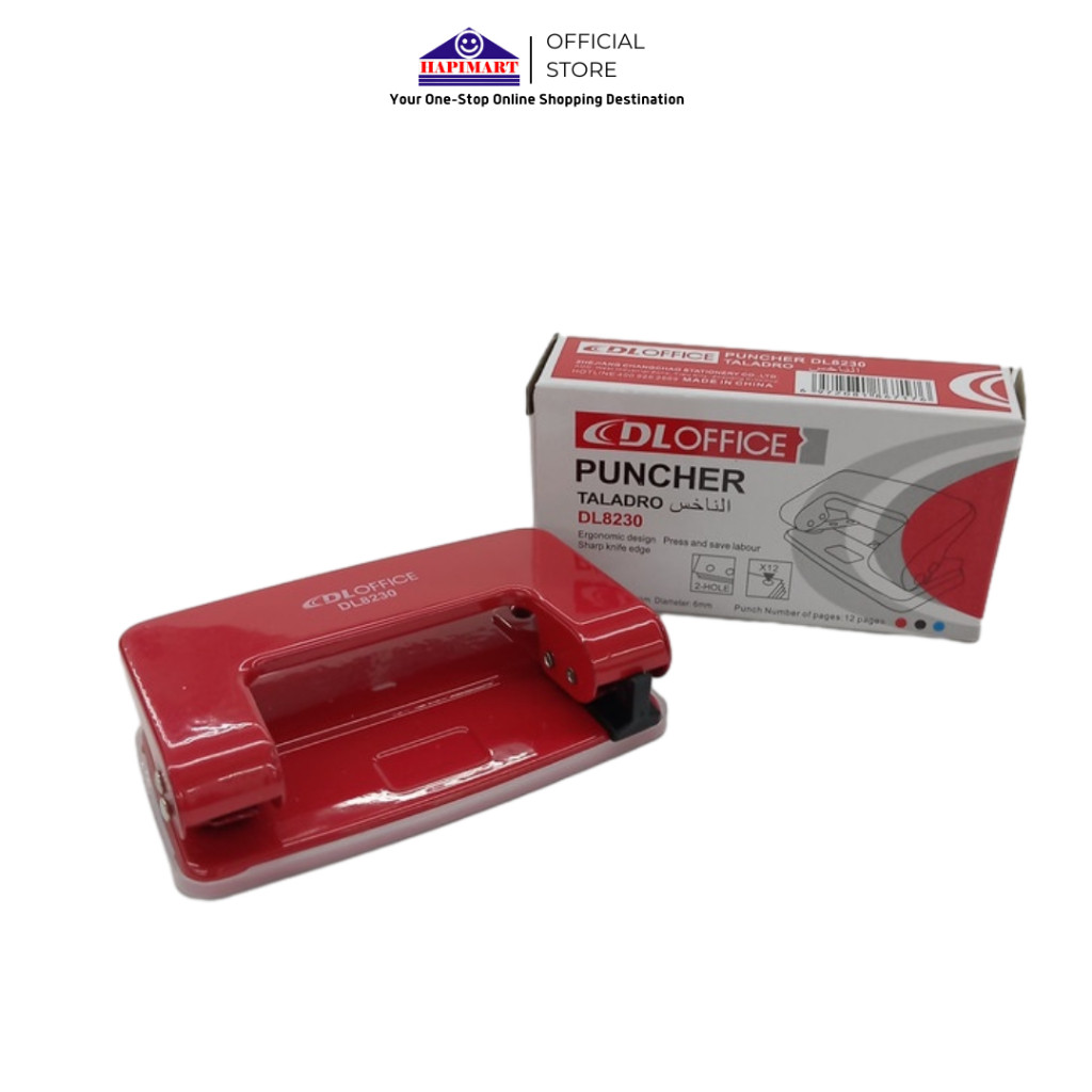 

Pembolong Kertas/Pelubang Kertas Pelubang Plong Kertas 2 Lubang/ Puncher Taladro/Pembolong Kertas 2 lubang