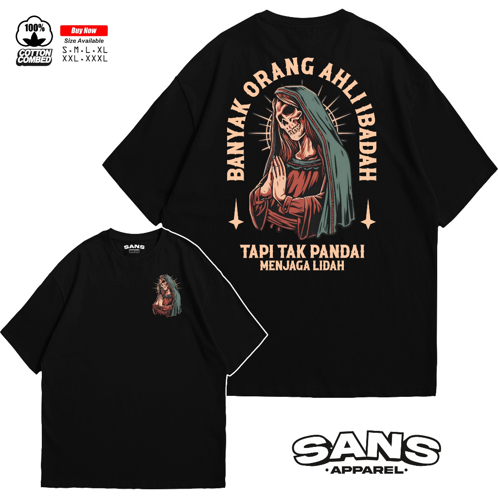 Kaos Pluralisme Banyak Orang Ahli Ibadah New Series - Kaos Pluralisme Terlaris - Baju kata Pluralism