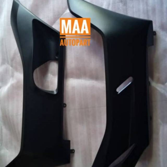Cover Floor Side Dek Lantai Pijakan Samping Bawah  PCX 150 Lokal K97 Matte Black Hitam Doff 64431K97