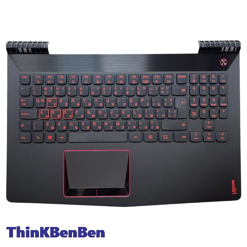 BG Bulgaria Black Keyboard Upper Case Palmrest Shell Cover For Lenovo Legion Y520 15 R720 15IKBN 15I