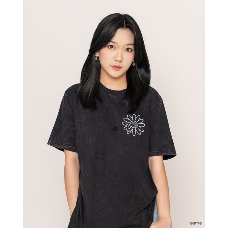 Kaos JKT48 Birthday T-Shirt Marsha Lenathea 2024 - Hitam premium