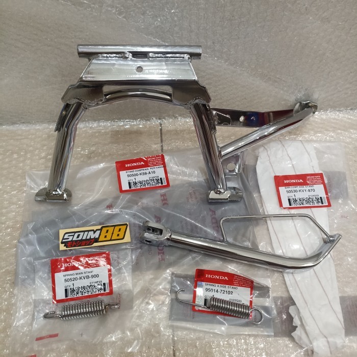 Standar 1 Beat Karbu Standar 2 Vario 125/150 Chrome Original Honda - Std 1 BeatKarbu