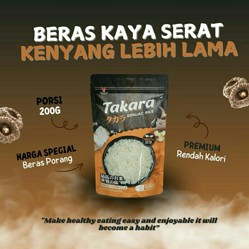 

BERAS TAKARA PORANG 1 KG Bersertifikat ISO9001