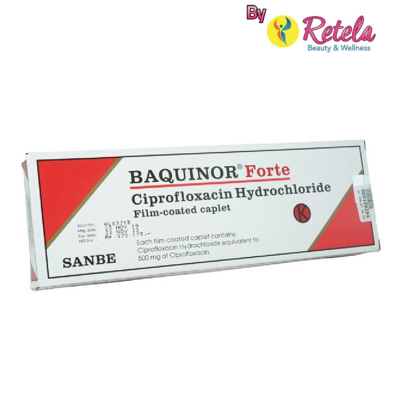 BAQUINOR FORTE 500 MG 1 STRIP @ 10 KAPLET SALUT SELAPUT