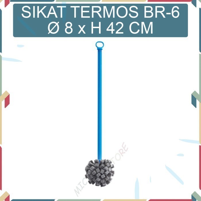 TOPTON Lion Star Sikat Termos Livina Vacuum Flask Cleaner 01 BR-6 LionStar Plastik Berkualitas Murah