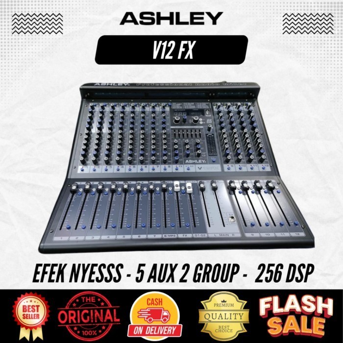 Mixer 12 Channel Ashley V12FX