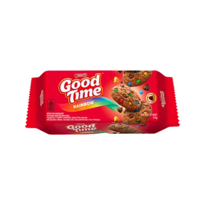 

Good Time Cookies Chocohips Rainbow 72G