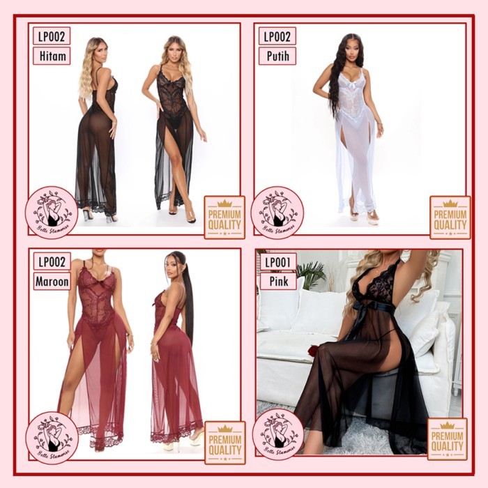 Lingerie Long Dress Lingery Baju Haram Sexy Menawan Baju Haram Panjang