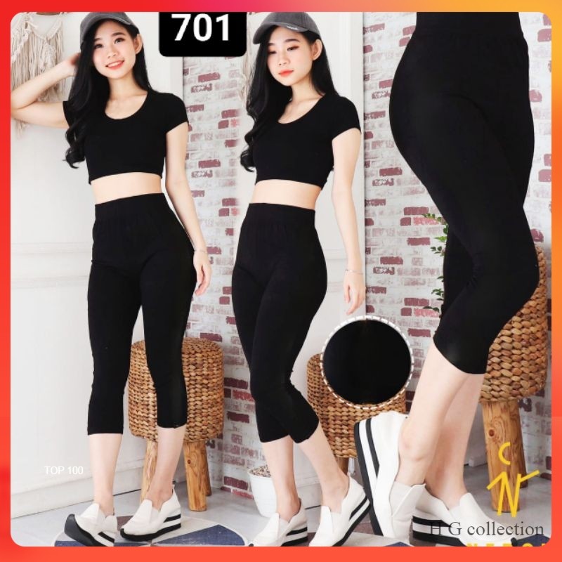 LEGGING 7/8 POLOS NERON / LEGGING 7/8 BEST SELLER NERON