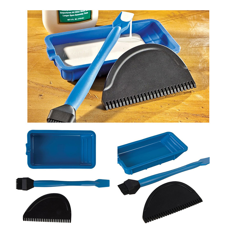 

New Silicone Glue Kit Silicone Brushes Woodworking Glue Spreader Applicator Sets Multifunctional Woodworking Tool