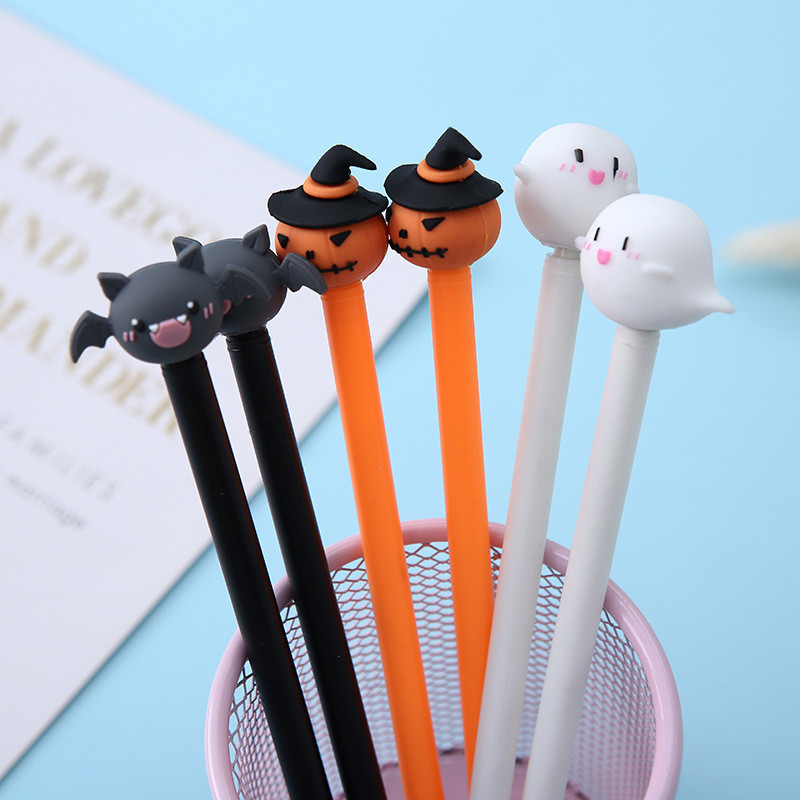 

1 Pieces Lytwtw's Stationery Cute Cartoon Pumpkin Halloween Gel Pen Sool Office Kawaii Supplies Creative Gift Pens