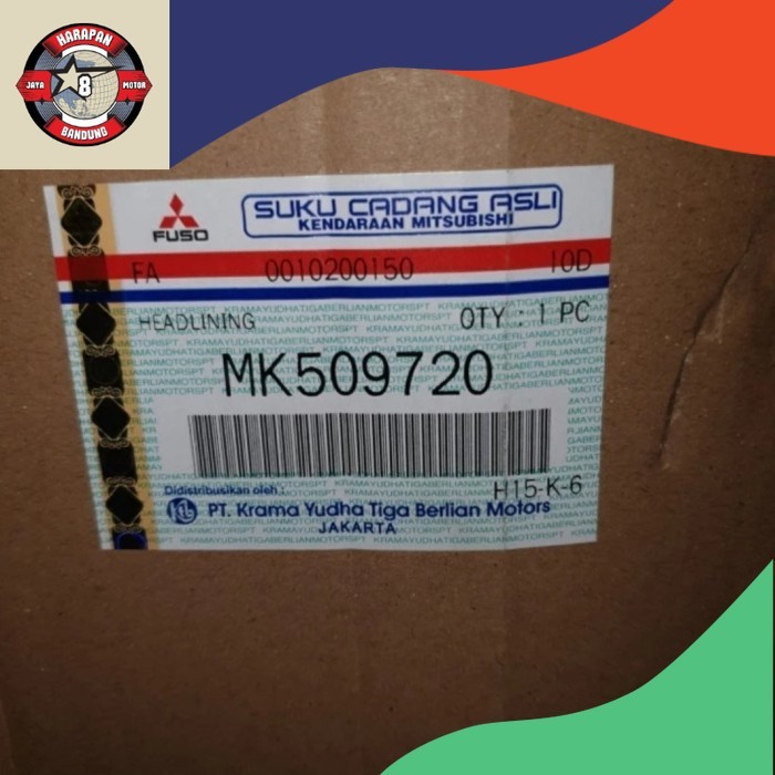 MK509720 PLAFON HEADLINING MITSUBISHI CANTER PS110 PS125 ORIGINAL GENUINE