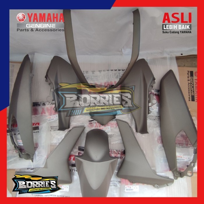 Cover full body halus set Nmax abu abu 2017-2018 original ygp berkualitas