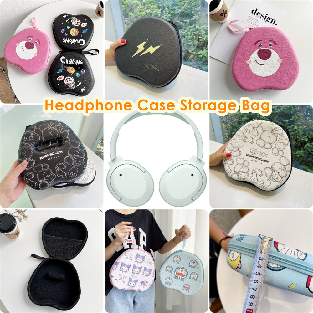 【Coco Case】Untuk Edifier W820NB Headphone Case Trendi Kartun Headset Earpads Storage Bag EVA Casing 
