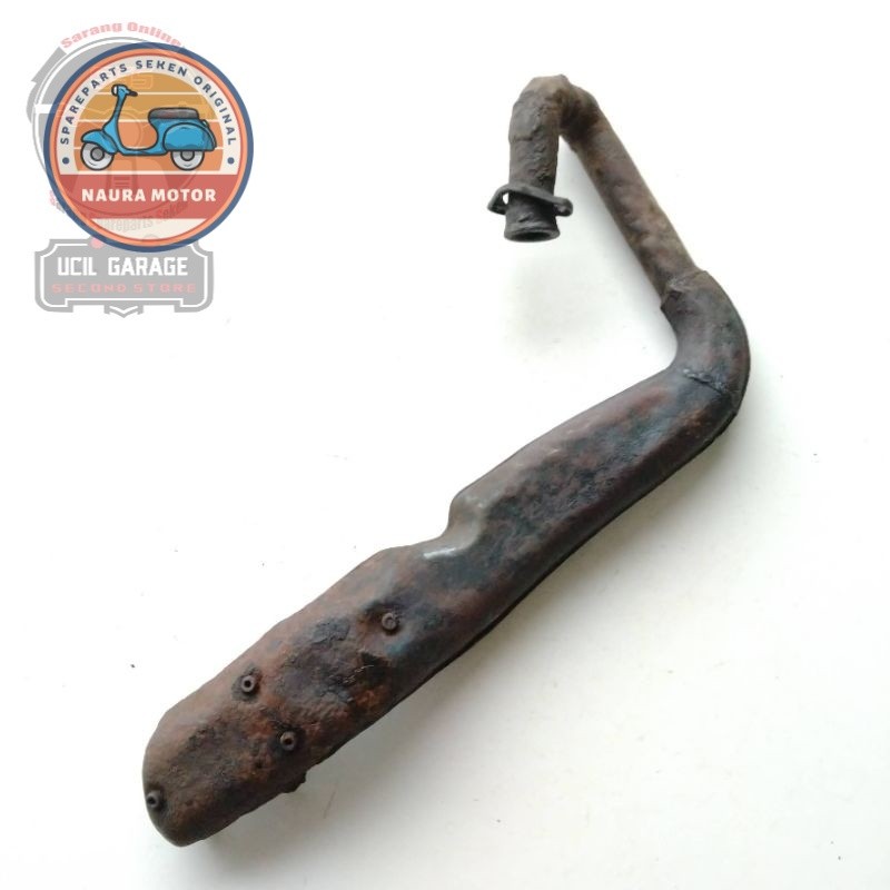 ORIGINAL KNALPOT STANDAR YAMAHA DT100 KNALPOT ASLI DT100 KNALPOT DT100 SEKEN ORIGINAL