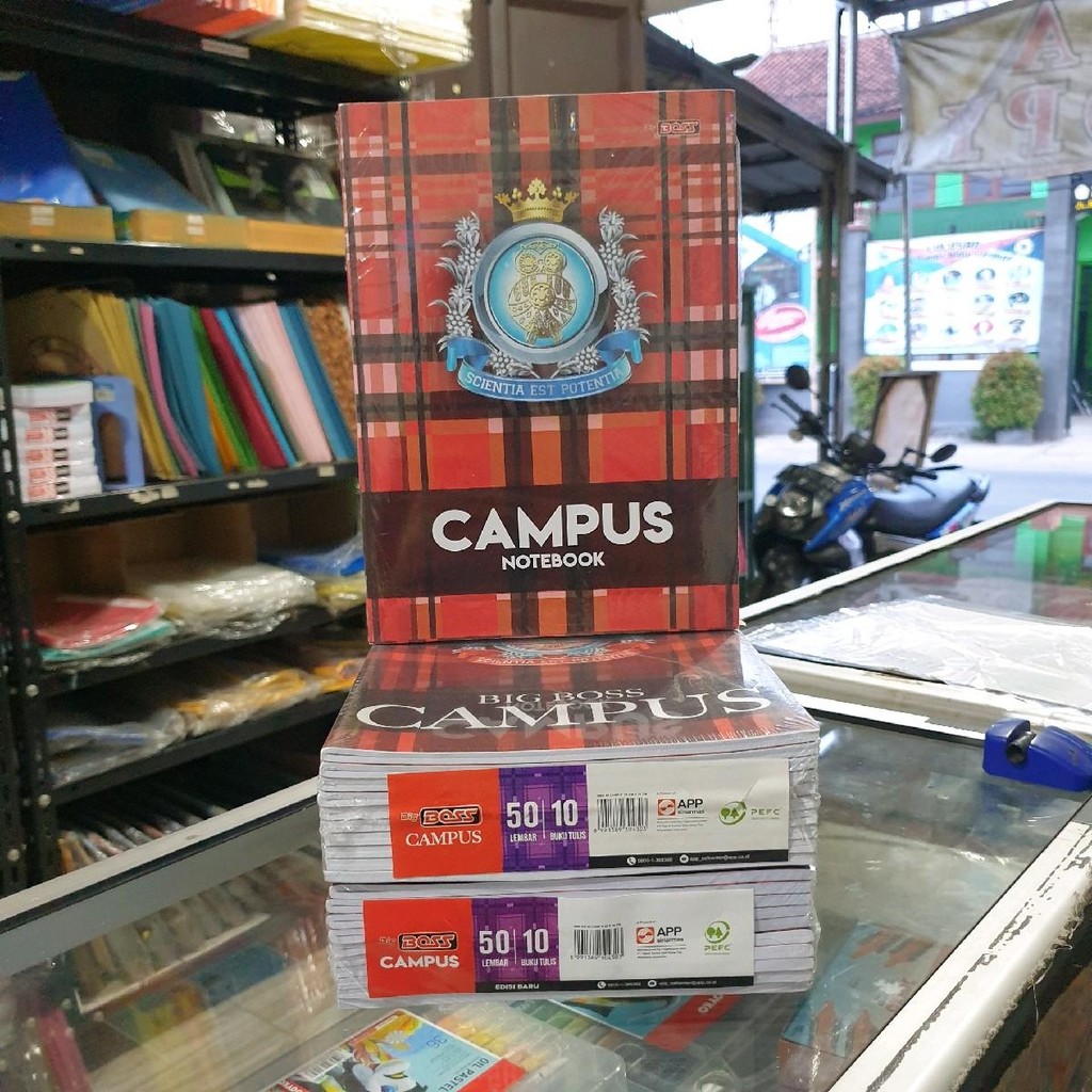 1 pack Buku Tulis BigBoss 50 Lembar 10buku