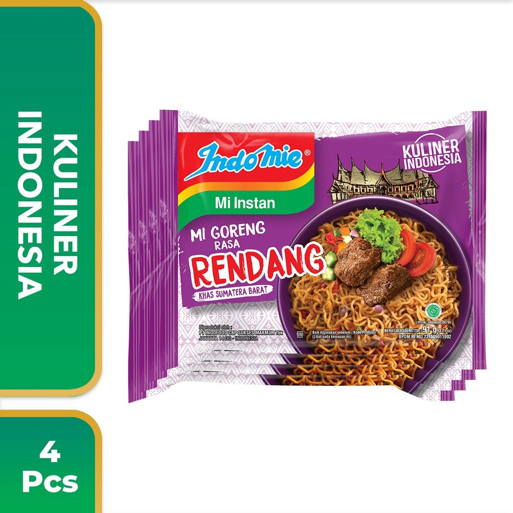 

4 Pcs - Indomie Goreng Rendang