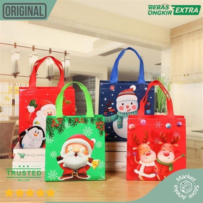 

Papper bag Unik - Kantong Kado Hampers Natal - Christmas Gift Bag Lucu