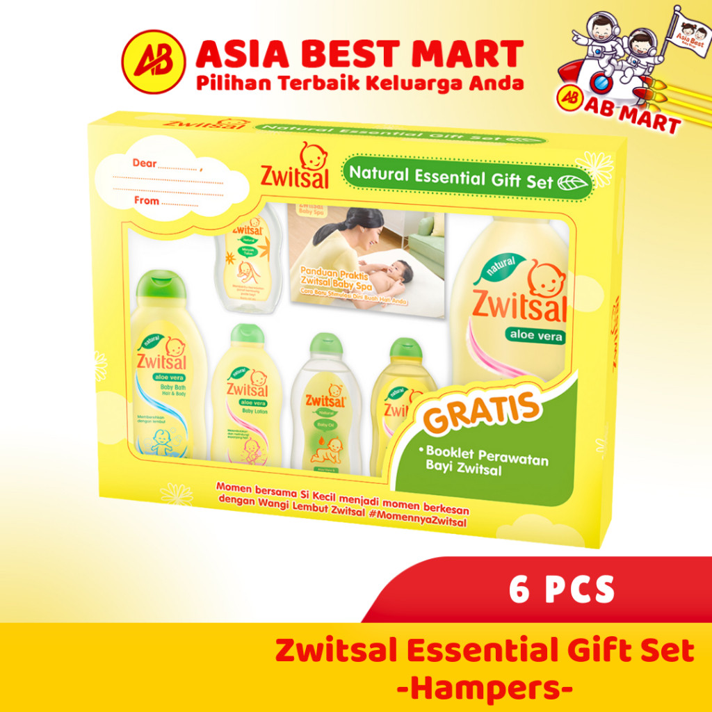 Zwitsal Essential Baby Gift Set Hampers Bayi | Zwitsal Natural Paket Perlengkapan Bayi