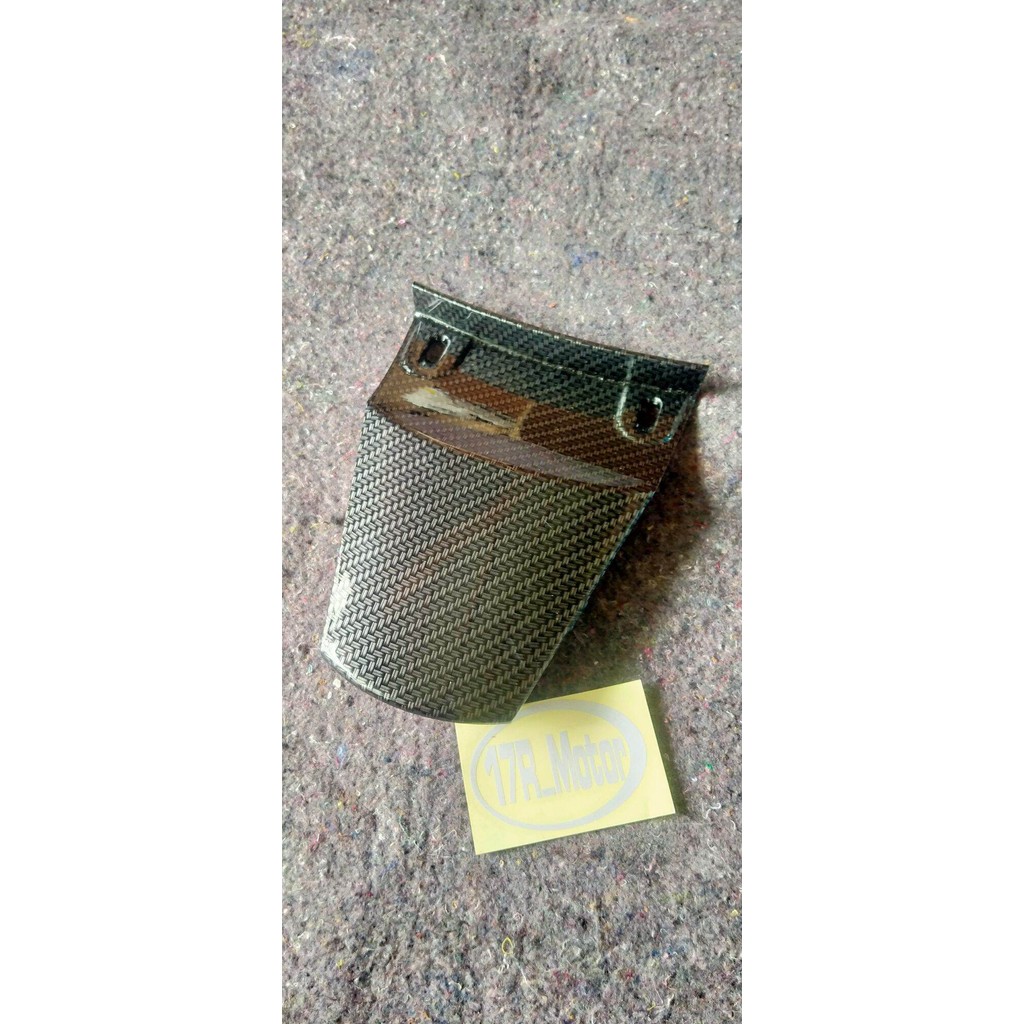 

cover lampu rem carbon Mio karbu