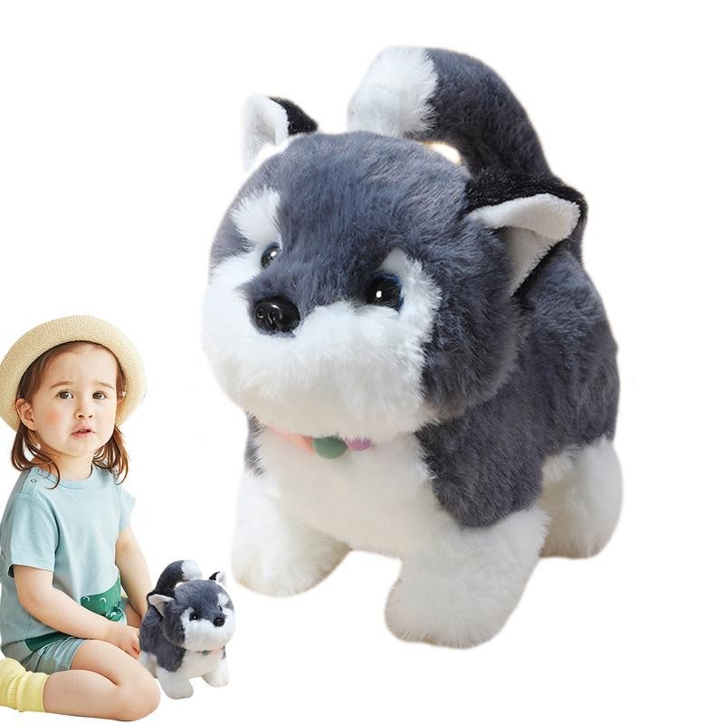 Realistic Stuffed Animal Dog Fun Interactive Dog Toys Plush Puppy Electronic Interactive Toys Fake D