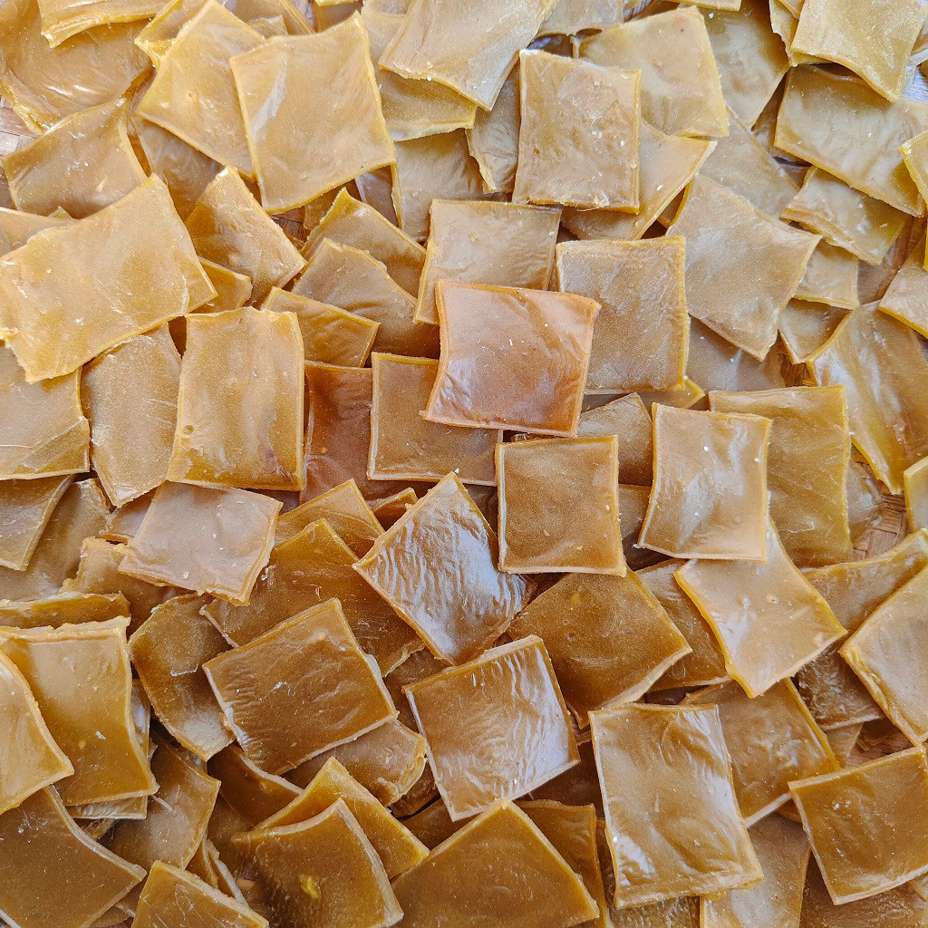 

Kerupuk Puli Gapura Krupuk Poli Asli Bentuk Kotak Persegi, Cemilan Mentah