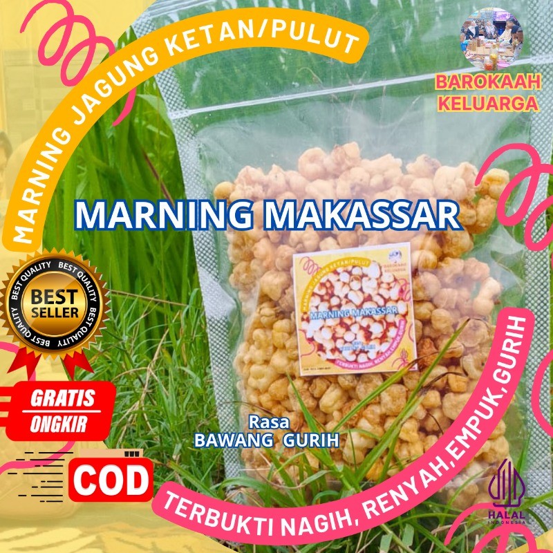 

MarnIng EMPUK RENYAH jagung ketan/jagung putih khas makassar Super duper Premium Cocok buat camilan di perjalanan dan pantas buat Hidangan Tamu khas makassar 100 gr original harga PALING SPESIAL dan aseli dari jagung ketan