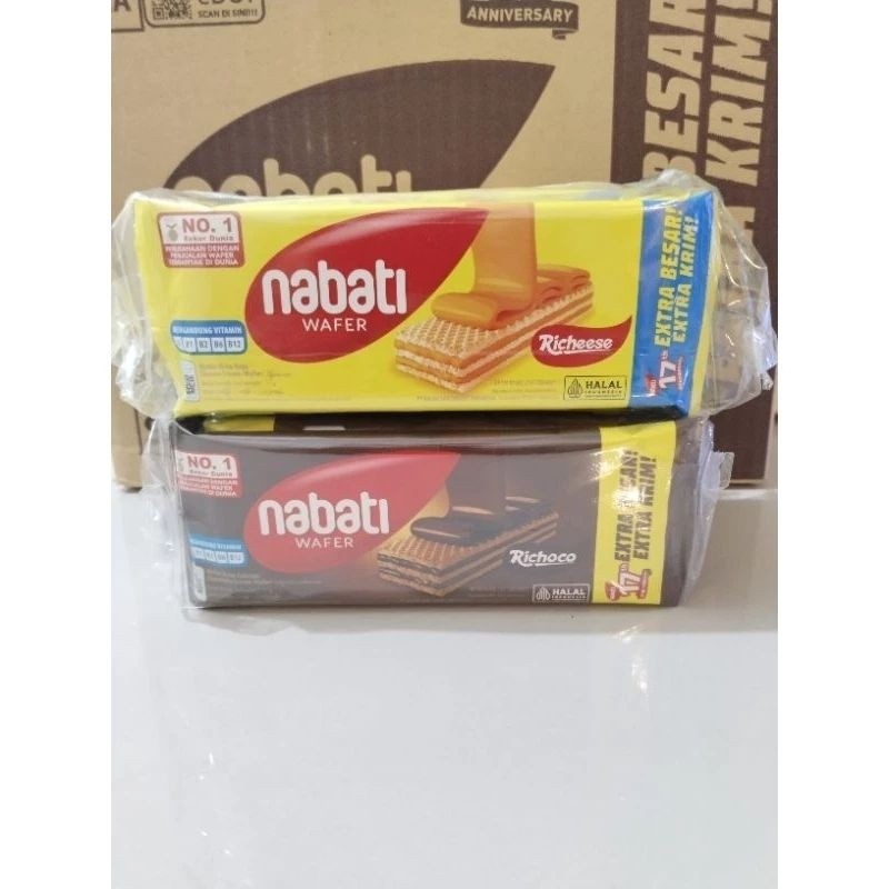 

SS - Wafer Nabati Renteng 1000 an isi 10 16 gr / Nabati Renceng / Wafer Nabati Keju Coklat PUSAT GROSIR JAJAN