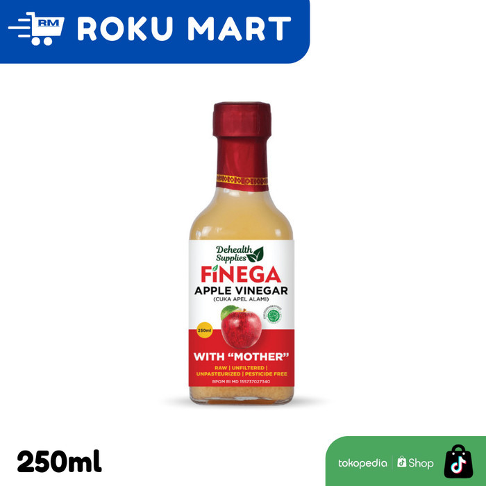 

Finega Apple Vinegar With Mother 250 ml / FINEGA Apple Cider Mother