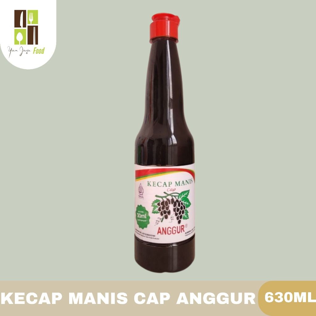 Kecap Manis Cap Anggur / Senglie / Kecap Tulen / Botol Plastik / 630ml