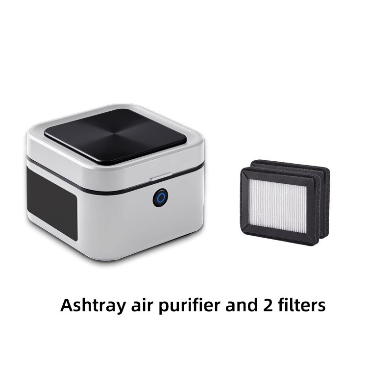 smart ashtray air purifier high-end atmosphere upper grade light luxury level sense suction exhaust 