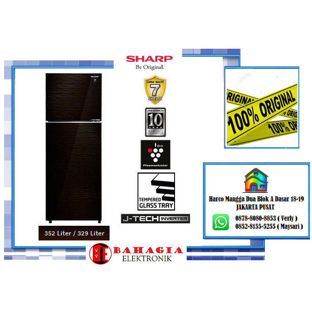 SHARP KULKAS INVERTER SJ-456GI-MK