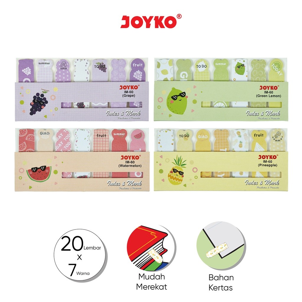 

Index Mark Penanda Pembatas Joyko IM-60 Kertas