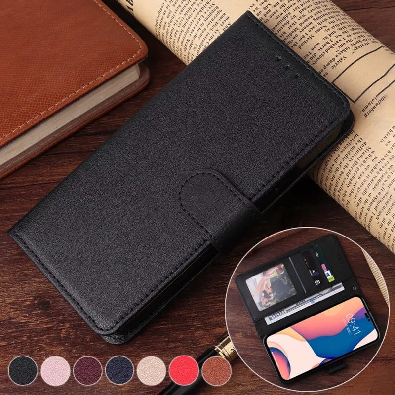 Flip Cover Infinix Smart 4 Smart 5 Smart 6 Smart 6 HD Smart HD Smart 6+ Case Flip Cover Kulit Wallet
