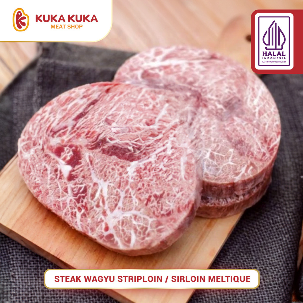 

Daging Sapi Wagyu Striploin Meltique Beef Steak