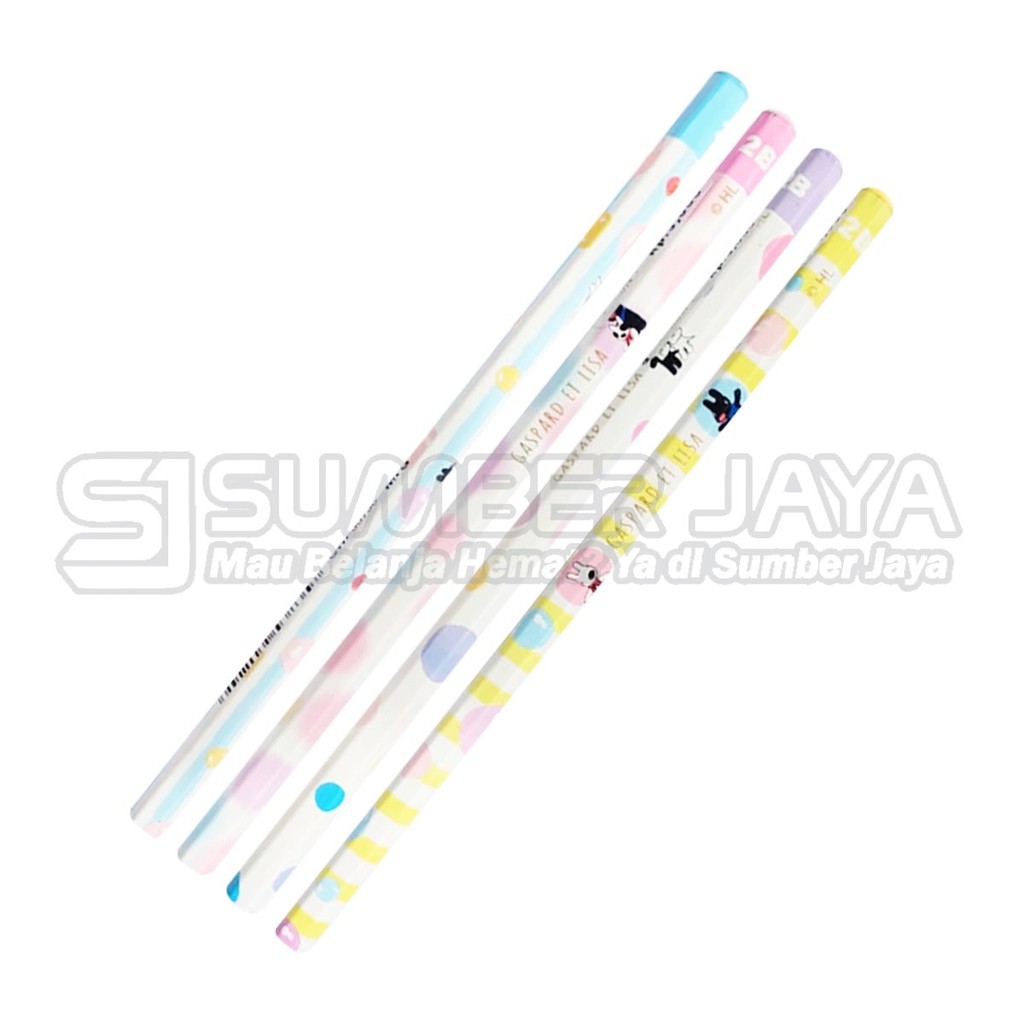 

Pensil Kayu 2B M&G Gaspard et Lisa QWP357J0 Pencil Hexa Shape