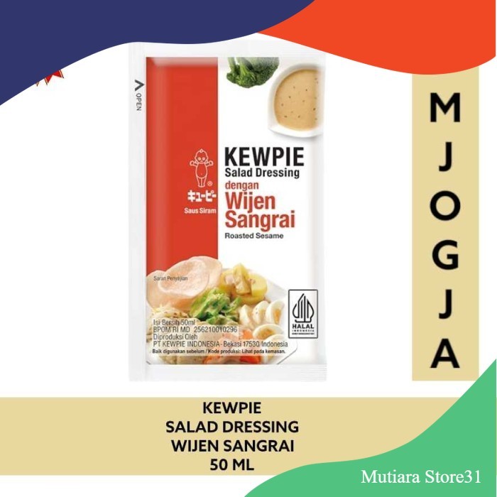 

Kewpie Salad Dressing Wijen Sangrai 50ml / saus salad roasted sesame saset sachet