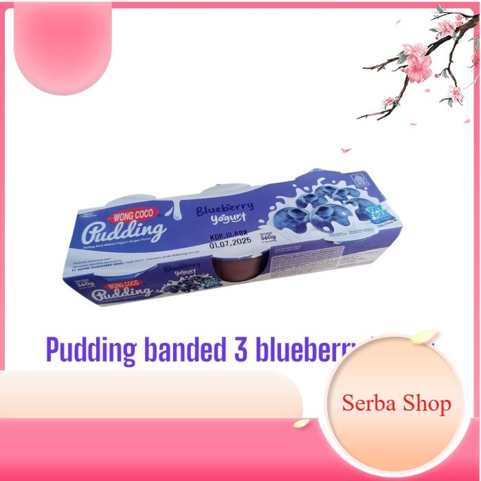 

Wong Coco Pudding banded 3 cups 360gr - Blueberry