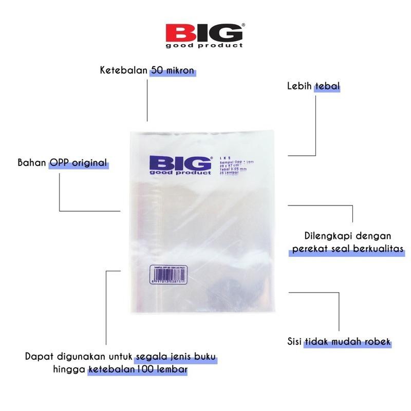

Sampul BIG bening (25lbr) Sampul Boxy BIG | Sampul Plastik